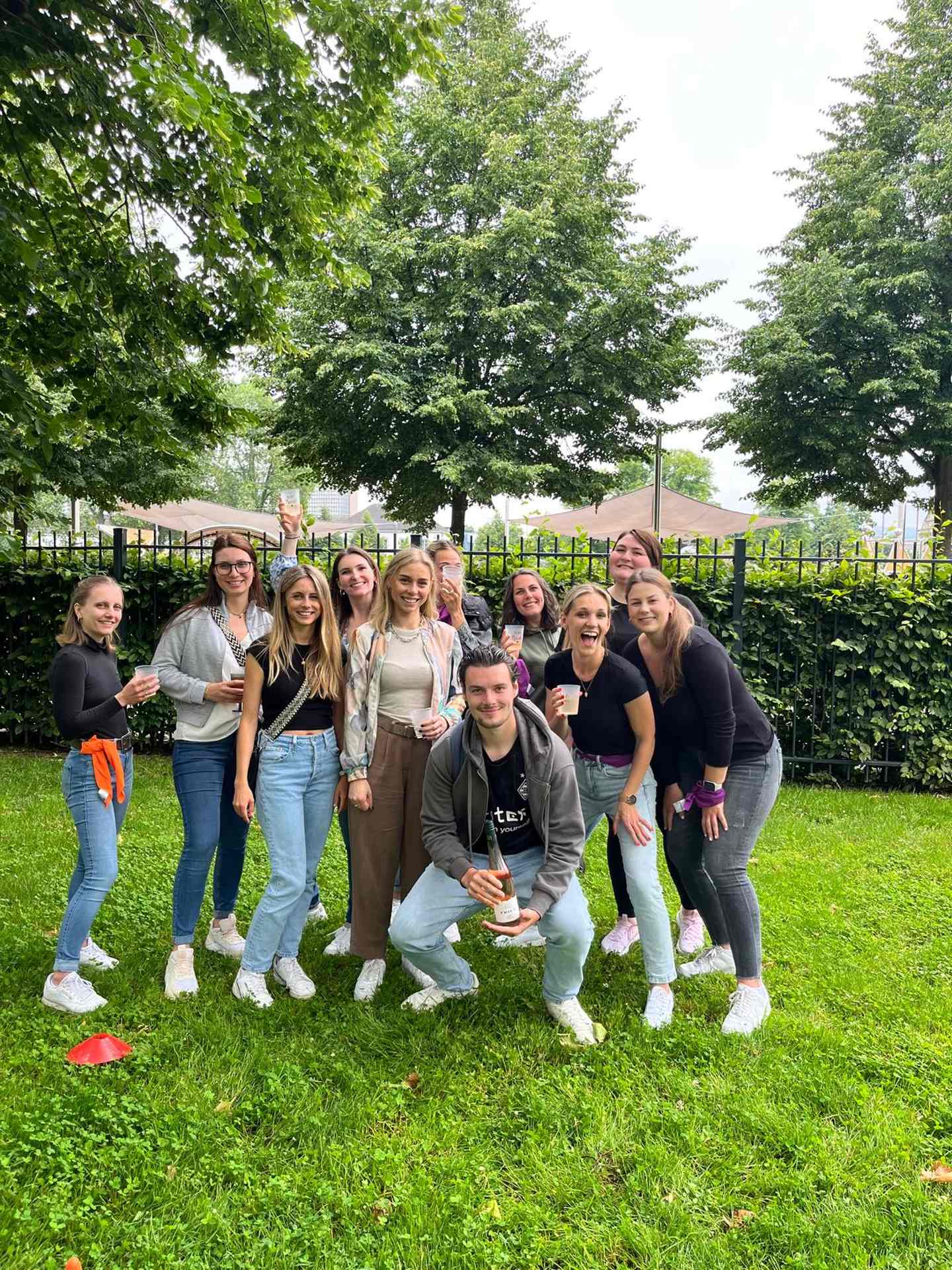 Gruppenfoto Weinrallye Koblenz