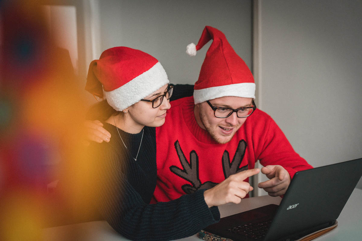 Digitale Weihnachtsfeier