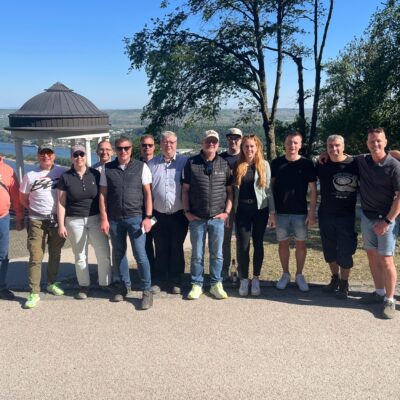 Gruppenfoto Weinwanderung Rüdesheim