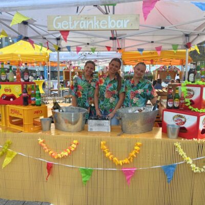 Getränkebar bei Sommerfest
