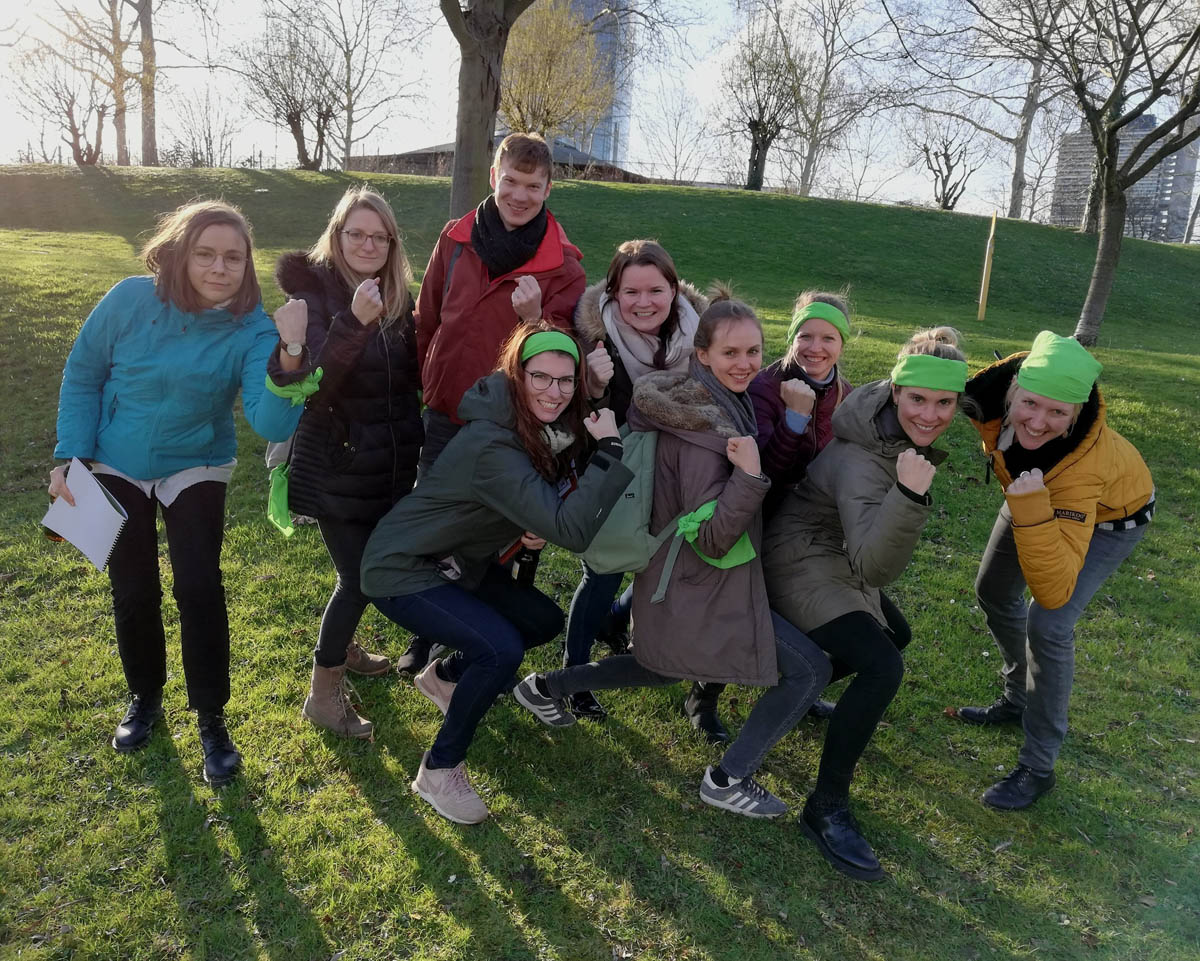 Bonn Rheinaue Schnitzeljagd