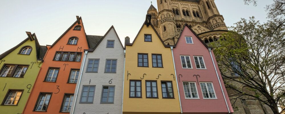 Köln Häuser bunt
