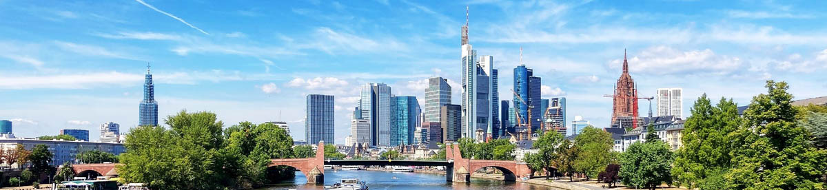 Blick auf das Frankfurter Stadtbild