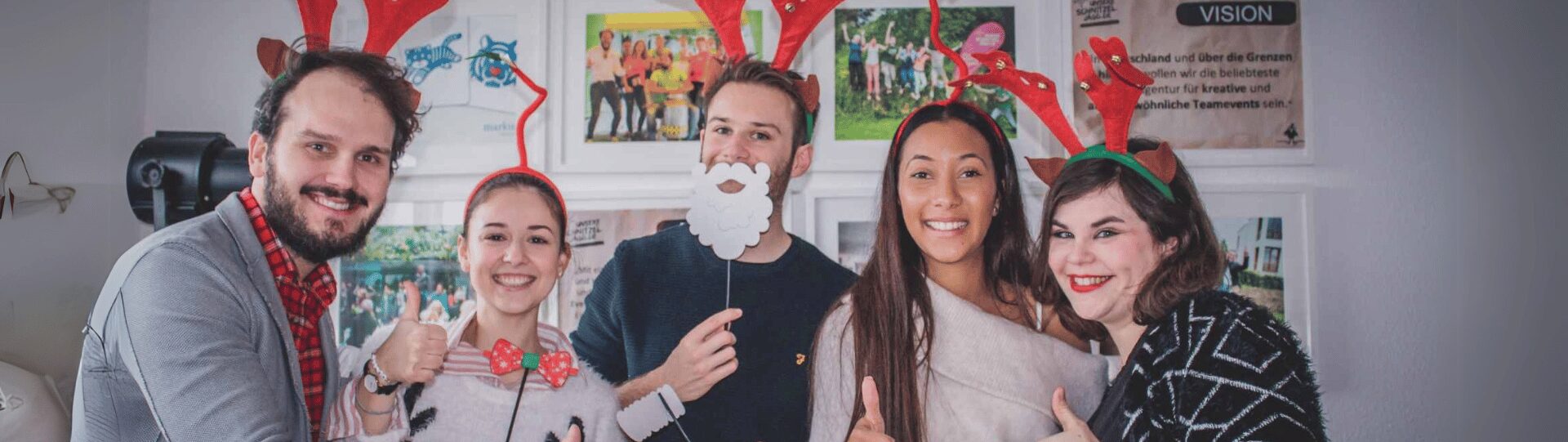 Weihnachtsfeier im Büro Header