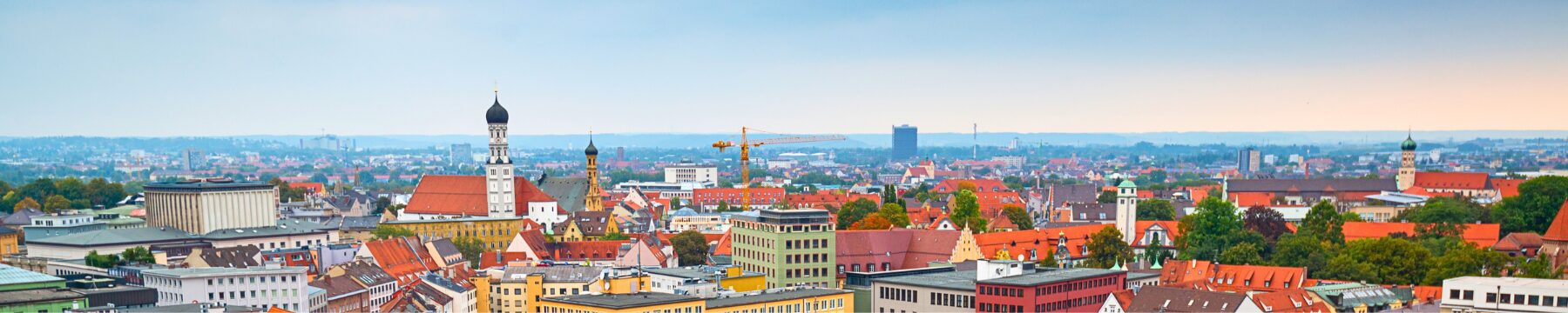 Panoramablick über Augsburg