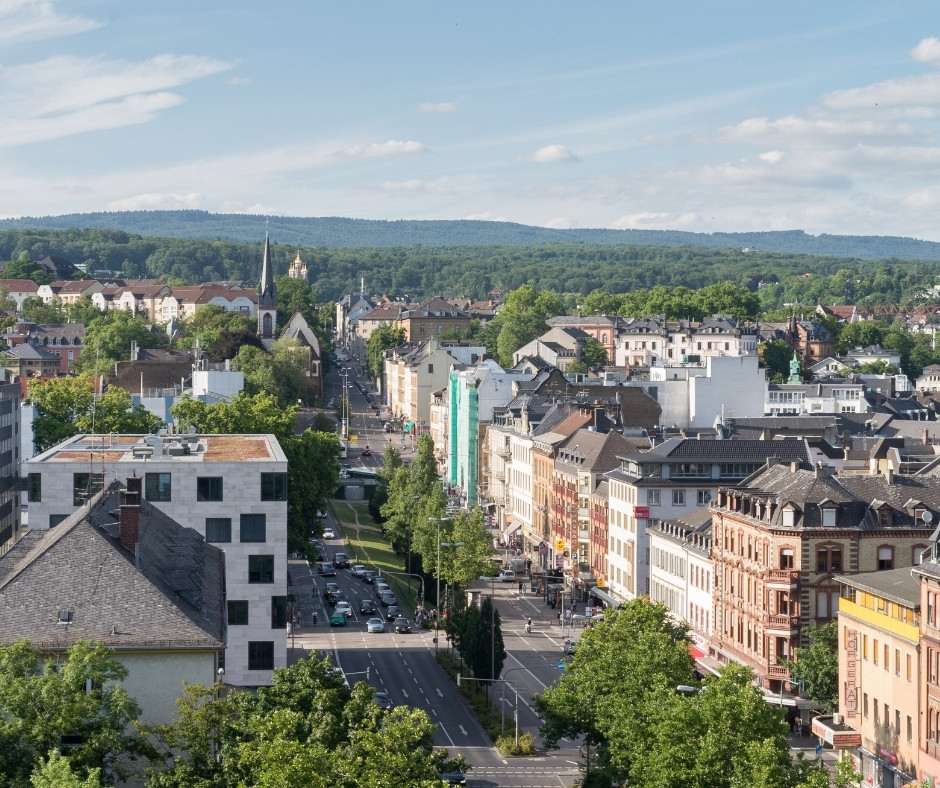 Blick auf Wiesbaden