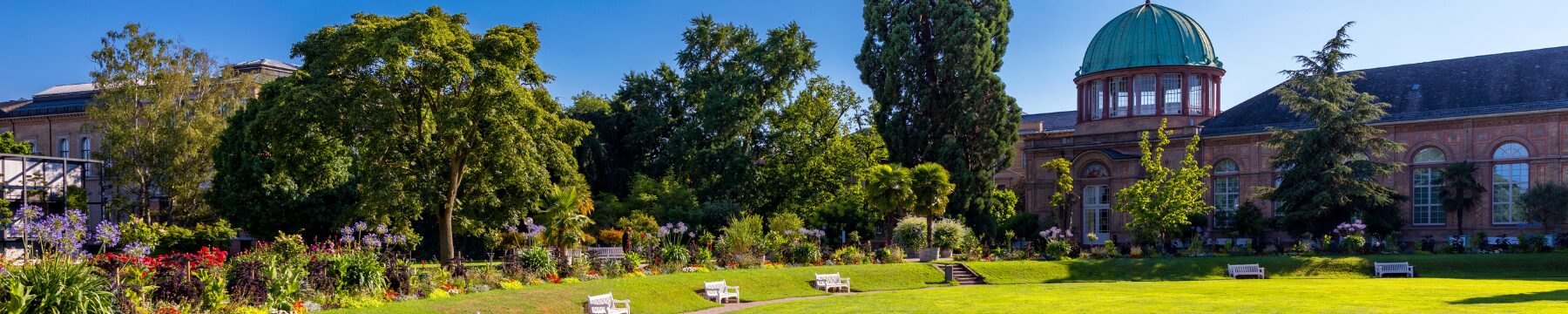 Karlsruhe Schlossgarten Panorama Sommer