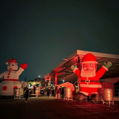 Eingang Firmen-Weihnachtsmarkt Darmstadt