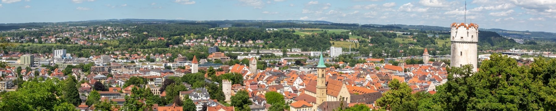 Panoramablick über Ravensburg