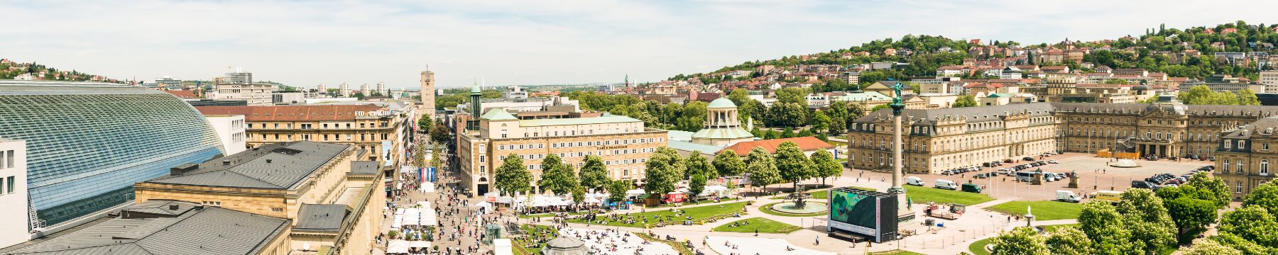 Panorama über Stuttgart