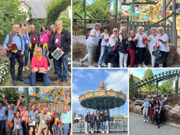 Collage Phantasialand Firmenfeier